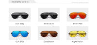 KINGSEVEN-gafas de sol de gran tamaño para hombre y mujer, lentes de espejo polarizadas, protección UV, acero inoxidable, N7762 - details 3