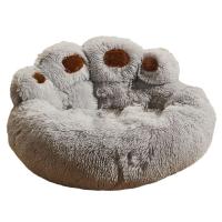 Cama de perro de lujo pata en forma de felpa perro estera, cama para mascotas para perros pequeños medianos y grandes, suministros gatito, perro mascota calmante cama, estera lavable - details 16