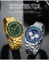 Reloj de Analógico de Acero Inoxidable NIBOSI para Hombres Cronómetro de Lujo Premium con Cara Grande Resistente al Agua Fecha y Hora - details 11