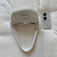 Bolso de sillín coreano informal, bolso de hombro de lujo bordado, bolsos de cuero Pu con letras para mujer - details 7