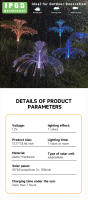 Luces LED de Medusas Solares Decoración de Jardín al Aire Libre Impermeable - details 6