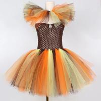 Vestido tutú elegante de animales de Halloween para niñas, disfraz de Cosplay para niños, fiesta de cumpleaños, Carnaval - details 3