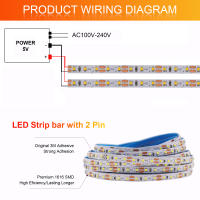 GAHADA Cinta LED de Alta Brillo Luz Cálida Blanca Tinta Flexible 180LEDs/m Iluminación y Decoración - details 7