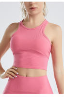 Yoga para mujer, sujetador deportivo con rosca, cojín para el pecho, chaleco para correr - details 0