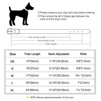perro cuero PU personalizado, collares acolchados suaves, Collar identificación de mascota grabado gratis para perros pequeños y - details 0
