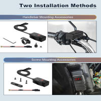 Cargador USB para Motocicleta Anchtek QC3.0 con Adaptador de Enchufe Impermeable 12V y Voltímetro Accesorios para Moto - details 10