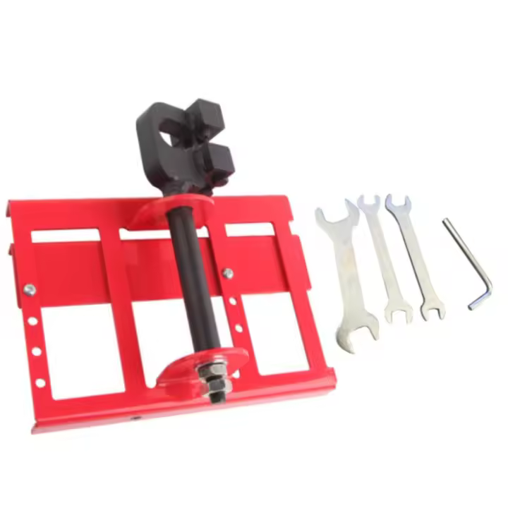 Guía de corte de madera Vertical ligera, herramienta de aserradero portátil de madera de acero inoxidable, accesorio rojo - 1
