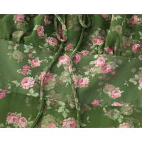 Verano francés nueva mujer estilo europeo y americano Spice Girl verano playa vacaciones falda con tirantes casual fondo verde vestido floral - details 4