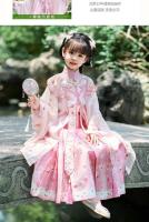 Hanfu de la dinastía Ming para niñas, traje antiguo chino súper inmortal para niños, vestido fino de estilo Tang, novedad de 2025 - details 2