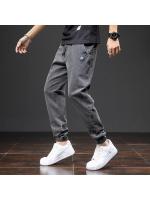Pantalones Cargo Harem Para Hombre Negro Azul Estilo Callejero Primavera Verano Denim Midweight Cierre Con Cordón Talla Grande Hasta 8XL - details 19
