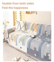 Cubierta de sofá de todo el año con towel de Chenille cubierta completa para sala de estar anti-rasguños de gato - details 3