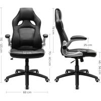 oficina ergonómica, Silla giratoria y de altura ajustable - details 1