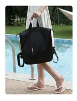 1 nueva bolsa de deportes, bolsa de natación para adultos con separación en seco y húmedo, mochila impermeable, bolsa de viaje independiente para almacenamiento de zapatos, bolsa de fitness para yoga - details 17