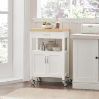 Carrito de Cocina móvil Carrito de Servir Estantería de Cocina Blanco 60 x 45 x 92 cm ES - details 7