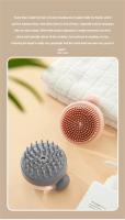 Cepillo de Perro de Silicona Suave Desenredador de Pelos Masajeador de Baño - details 1