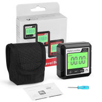 Inclinómetro de Nivel Electrónico Digital, buscador de ángulo Digital, transportador para carpintería, caja de nivel de precisión, base magnética, 4x90 ° - details 8