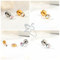 ZS-pendientes de acero inoxidable para mujer y niña, aretes de 20G con forma de corazón, estrella, Circonia cúbica, cristal, Piercing para el lóbulo y la hélice del cartílago, 1 unidad - details 9