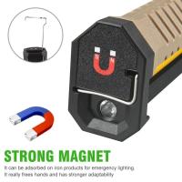 Linterna LED plegable portátil Luz de trabajo COB con imán fuerte Reflector de emergencia recargable tipo C Ideal para acampar al aire libre - details 3