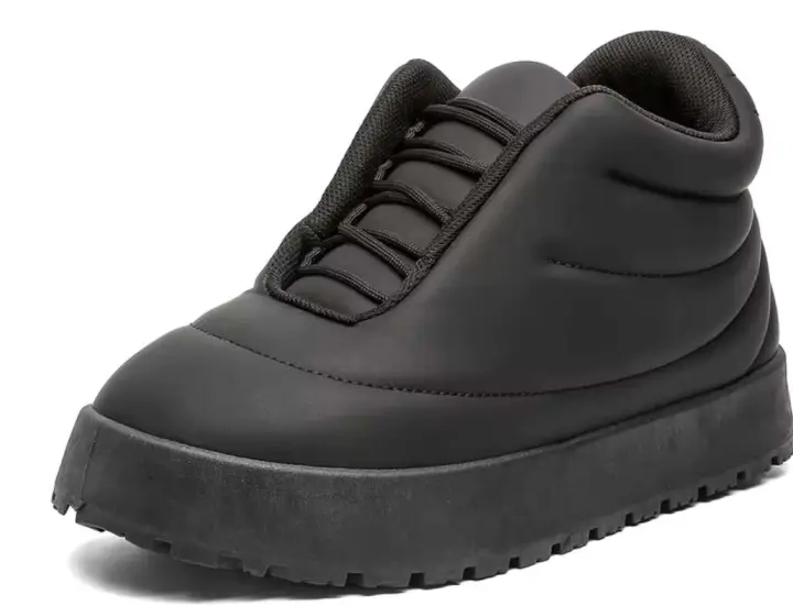Nuevos zapatos de pan duraderos, de alta calidad y a la moda, botines blancos gruesos, punk corto y regordete para hombre que aumenta la altura al aire libre - 1