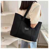 Bolso de mano de tela de cáñamo para mujer, bolso de hombro espacioso, bolso de mensajero versátil con cierre de cremallera, con múltiples bolsillos, para lavar a mano o limpiar en seco - details 8