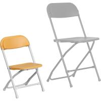 10 sillas Plegables de plástico para niños, Color borgoña, Juego de 10 - details 31