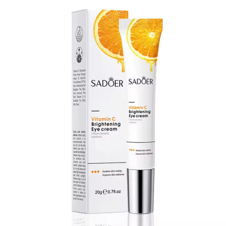 Crema de Ojos de Vitamina C SADOER Firmatura, Hidratación, Iluminación Anti-Ojeras, Anti-Hinchazón Belleza Ojos Piel - 1