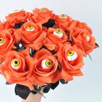 10 Uds. De globo ocular divertido de Halloween, globo ocular de simulación aterrador, decoración de fiesta de flores falsas, accesorios de fotografía de flores rosas artificiales - details 5