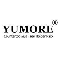 YUMORE Soportes para Tazas de Café, Porta Tazas de Metal con 16 Ganchos y Base de almacenamiento Soporte de Árbol Taza Estante de Exhibición de Taza de Café para Cafetería Cocina Oficina, Negro - details 3