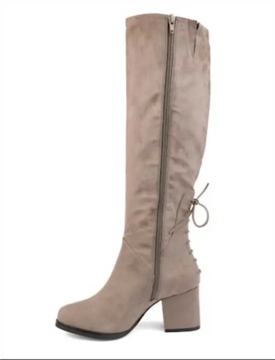 Nuevas botas de caballero de tacón grueso versátiles 40-43 Zapatos de mujer puntiagudos de gran tamaño Botas - 1