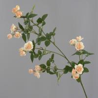 Rama de flor de Rosa Artificial de 65cm, flor de Rosa de imitación de plástico de tacto Real, flores falsas elegantes hechas a mano, decoración para el hogar y la Oficina - details 4