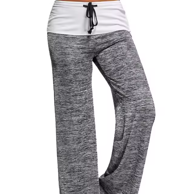 Pantalones sueltos de yoga para bailar, ropa de calle - 1