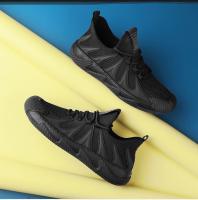 Nuevo verano de malla transpirable tejido con mosca zapatos deportivos sitio de construcción resistentes al desgaste y antideslizantes zapatos de trabajo - details 2