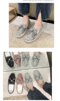 Zapatillas para Mujer de Tamaño Grande Primavera 2025 Suela Gruesa con Cordón de Diamantes de Imitación Estilo Coreano Casual para Estudiantes - details 9
