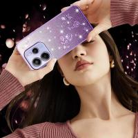 Funda de teléfono de lujo con carcasa antisísmica, brillante, estilo floral para Xiaomi Redmi Note 14 5G - details 24
