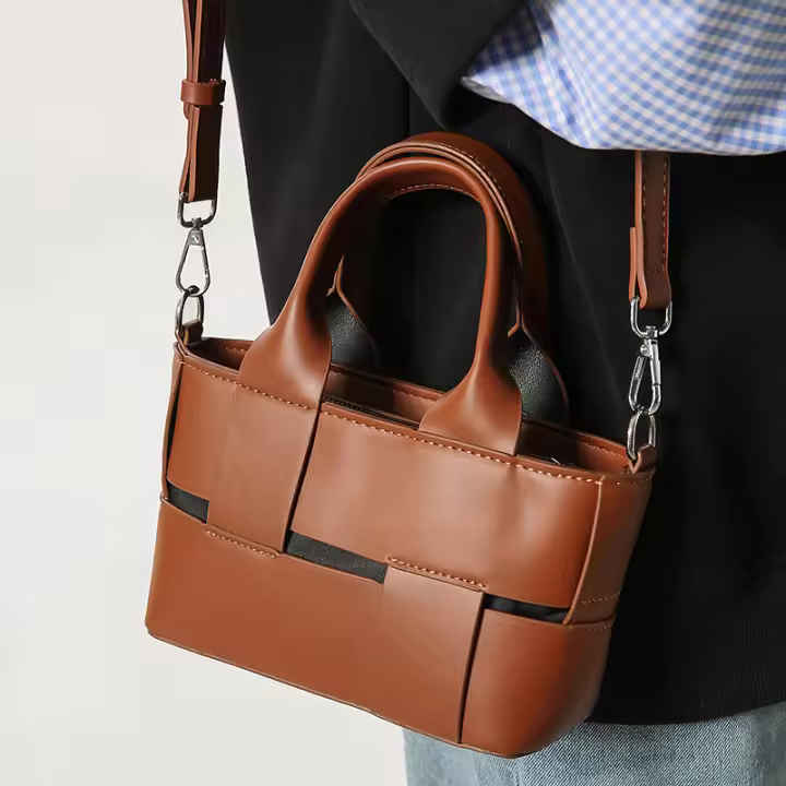 Bolso francés, bolso de mujer, nuevo bolso de cesta de verduras tejido de alta gama, bolso de mensajero de un solo hombro, tendencia. - 1