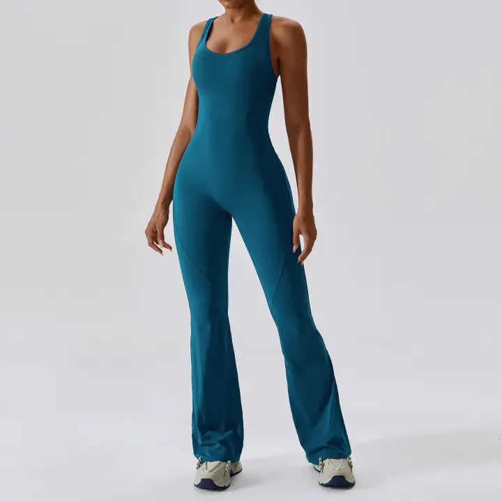 Traje de Yoga para Mujer con Elevación de Cadera y Apretamiento de Abdomen para Deportes de Baile Traje de Fitness de Push Ups Ropa Deportiva Material Exterior de Nylon Para Otoño/Invierno - 1