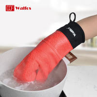 Walfos scalding High temperature resistant, thickened and insulated microwave oven, silicone gloves for household kitchen tools - details 4