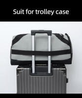 Mochila de lona para acampar de 55 litros, versátil para senderismo, semana de ocio seco y húmedo, bolso escolar - details 8
