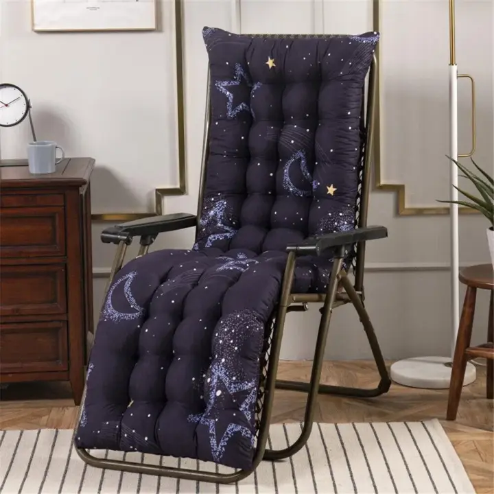 Cojín grueso de algodón para banco, cojín de reemplazo para silla basculante, para jardín y exteriores, para las cuatro estaciones - 1