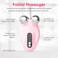 Rodillo masajeador Facial EMS, máquina de microcorriente para Lifting Facial, masajeador Facial en V, rejuvenecimiento del pie - details 6