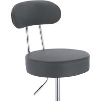 Taburete de Trabajo de 1 Pieza Giratorio Taburete de Silla Giratoria Silla de Oficina con Respaldo de Altura Regulable en Blanco - details 16
