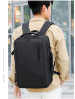 Bolso para Computadora de Negocios de Gran Capacidad Mochila de Cuero Anti-Salpicaduras con Sensación de Alta Gama - details 29