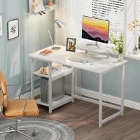 Escritorio de Computadora con Estantes Reversibles Mesa de Oficina para Ahorro de Espacio - details 16