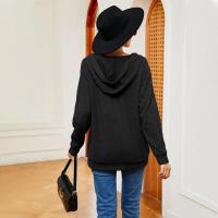 Sudadera con capucha elegante para mujer, manga larga, moda coreana, estilo casual y suelto - details 10