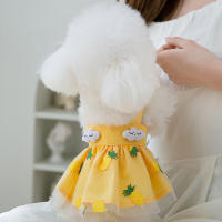 Vestido De Verano Para Perro Con Estampado De Fresa Y Piña Vestido Dulce Para Gato Chihuahua Yorkie Ropa De Mascota Summertop Pet Supplies - details 4