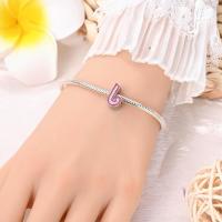 Dijes de letras de Plata de Ley 925 que se adaptan a pulseras Pandora, abalorio de cuentas del alfabeto AZ para pulseras, collar con circonita cúbica 5A para mujer, ceremonia de cumpleaños, regalo de joyería DIY - details 1