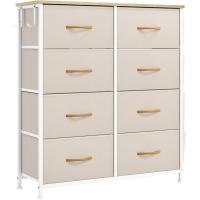 Cajón de Tela Cómodo con 8 Cajones Extraíbles Ideal para Sala de Estar, Dormitorio, Habitación Infantil Marrón - details 3