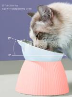 Cuencos Elevados para Gatos Soporte Inclinado 15 Diseño para Gatos y Perros Pequeños - details 8