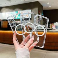 Funda Clara Magnética Magsafe para Samsung Galaxy S24, S23, S22, S21, A14, A34, A52, A53, A54 - details 2