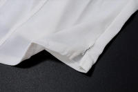 BUNO-Camiseta sin mangas con tirantes finos para mujer, Top corto ajustado con espalda descubierta, ropa de calle para fiesta, verano 2025 - details 14